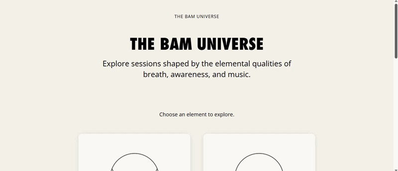 THE BAM UNIVERSE - TEASER gif